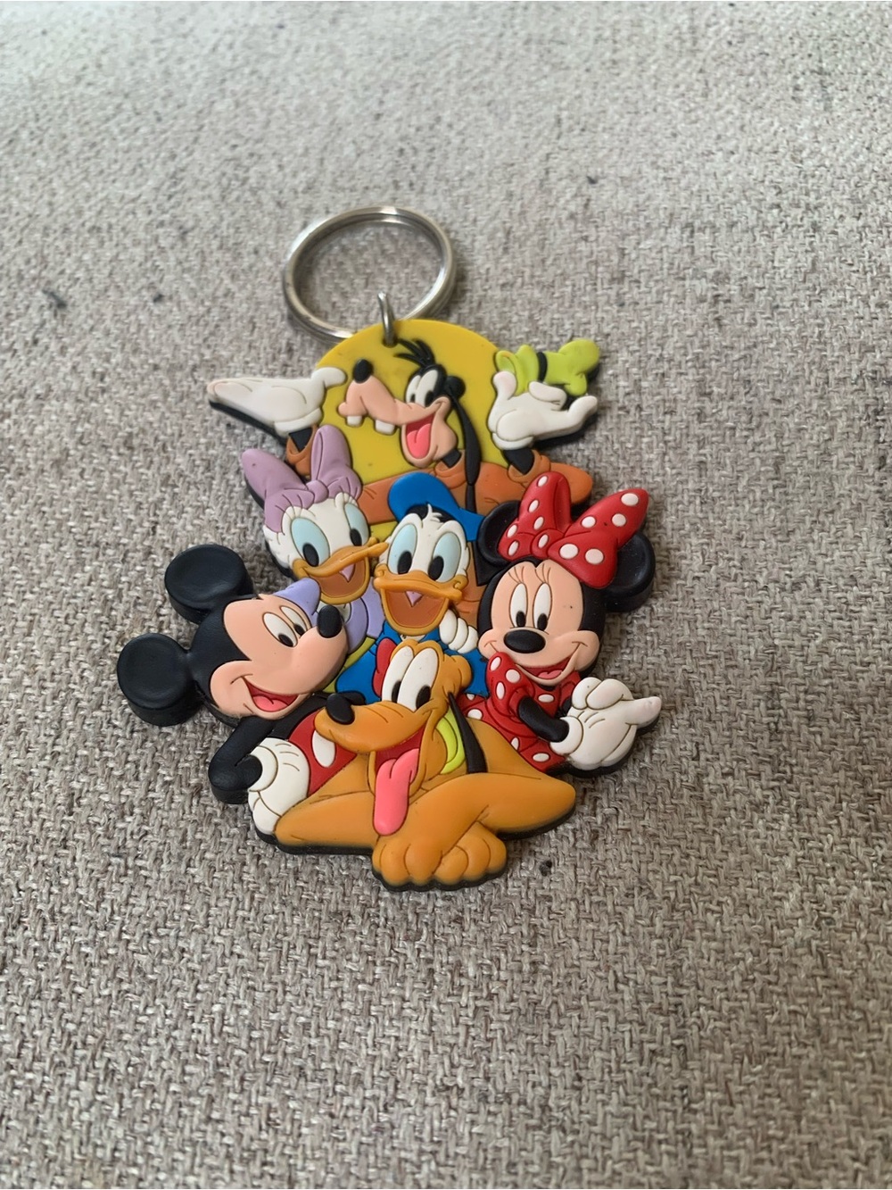 Disney Mickey Mouse & Friends rubber keychain